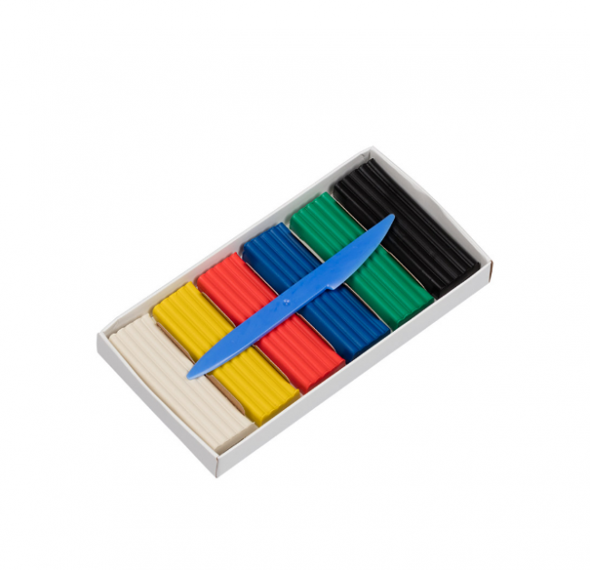 Пластилин классический 6цв 120 г "Учись" "ШколаСад", Лео/LMC-0106 Пластилин классический 6цв 120 г "Учись" "ШколаСад", Лео/LMC-0106