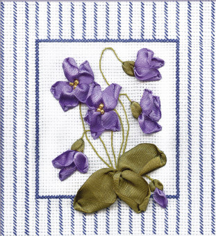Набор для вышивания "Фиалки", PANNA/ C-0434