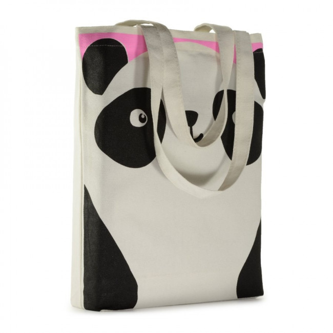 Сумка-шоппер white 'Панда" 34х36 см BV/ 16-004-01/01