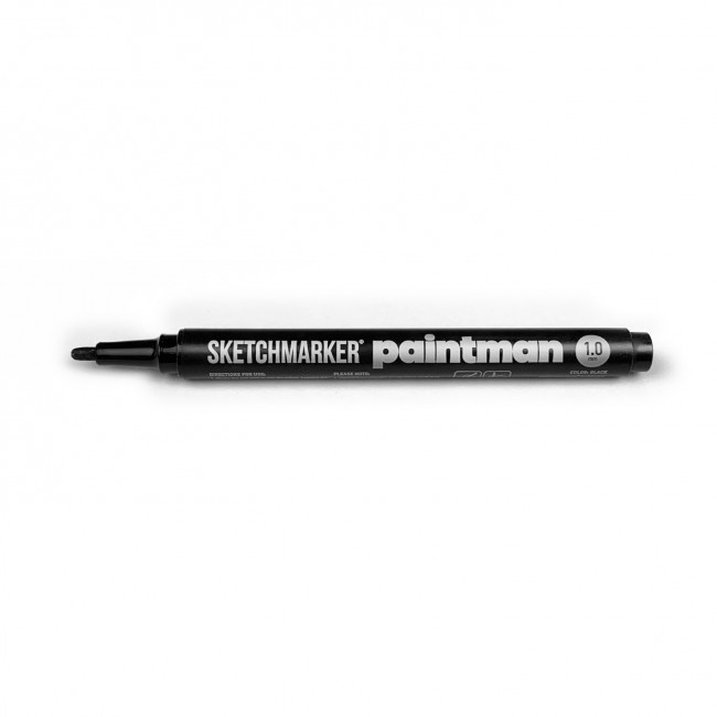 Маркер 1,0мм черный, перманентный "Paintman", SKETCHMARKER/SMPM1BLK Маркер 1,0мм черный, перманентный "Paintman", SKETCHMARKER/SMPM1BLK