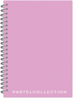 Тетрадь А5 80л клетка "Pastel Collection Pink/Purple", на гребне, Полином/3414 (20)