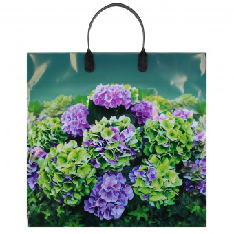 Пакет ПВД (37*34) 80 мкм "Веранда" с пластиковой ручкой (10/100)