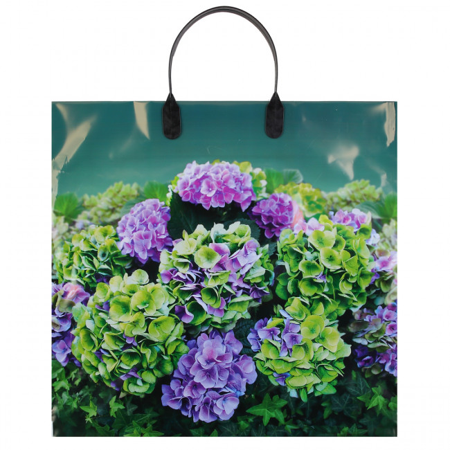 Пакет ПВД (37*34) 80 мкм "Веранда" с пластиковой ручкой (10/100)