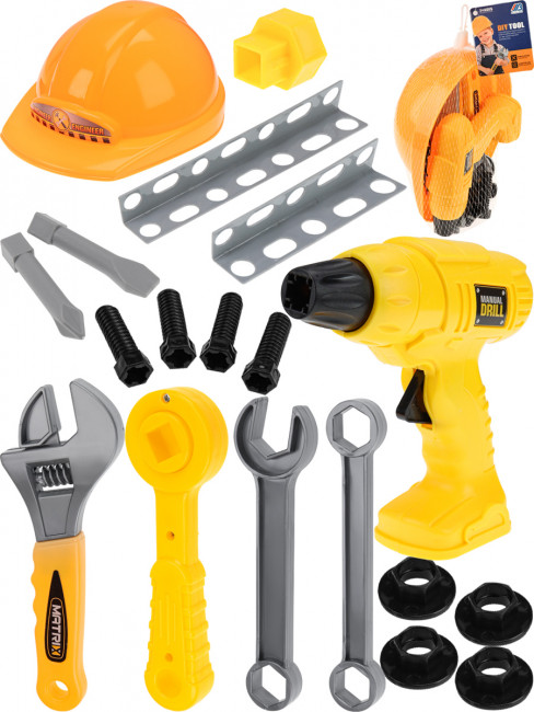 Набор инструментов"Ремонтное дело" 21х17см, 20 предметов, Рыжий Кот/2318224