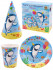 Набор для праздника Акула (тарелка 6шт, стаканы 6 шт, колпаки 6 шт) ФЛ-0946 Набор для праздника Акула (тарелка 6шт, стаканы 6 шт, колпаки 6 шт) ФЛ-0946