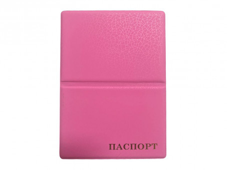 Обложка на паспорт WENZER OFFiCE из ПВХ "шелк", тиснение Паспорт, асс. (50)