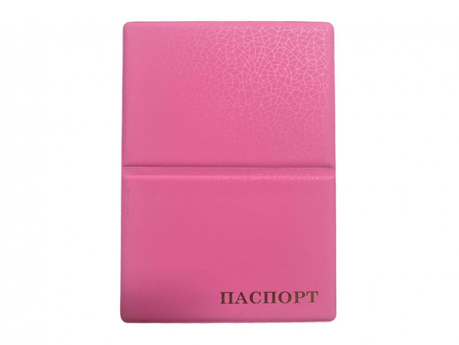 Обложка на паспорт WENZER OFFiCE из ПВХ "шелк", тиснение Паспорт, асс. (50)