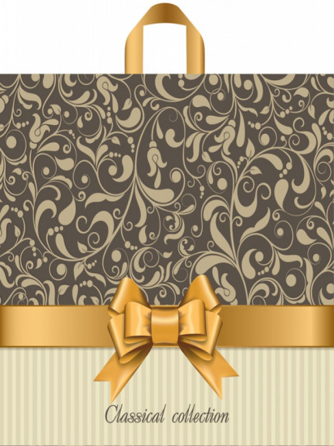 Пакет полиэтиленовый "Бежевый узор" 34*40 см., MILAND/н00128915 Пакет полиэтиленовый "Бежевый узор" 34*40 см., MILAND/н00128915