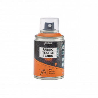Краска 100мл для текстиля "7А Spray" (аэрозоль), 403, оранжевый, PEBEO/805403