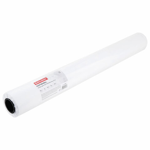 Бумага широкоформатная рулон для плоттера, 841 мм х 45 м х втулка 50,8 мм, 80 г/м2, белизна CIE 146%, BRAUBERG Бумага широкоформатная рулон для плоттера, 841 мм х 45 м х втулка 50,8 мм, 80 г/м2, белизна CIE 146%, BRAUBERG