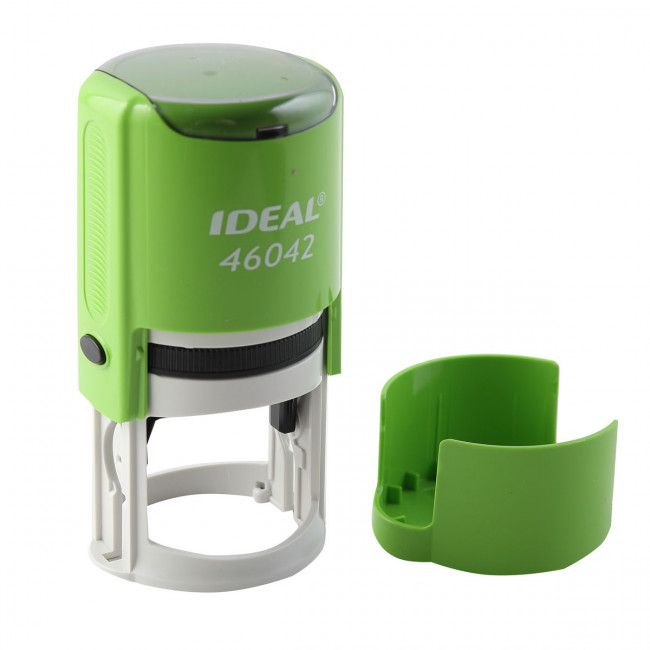 Оснастка d-42мм для печатей, синий, корпус салатовый, 151432, IDEAL Trodat/46042