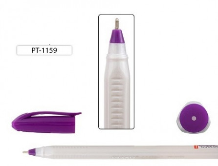 Ручка шариковая 0,7мм фиолетовая "Piano Сorrect", на масляной основе, трёхгранный перламутровый корпус, PIANO/PT-1159 /фиол./ (50)