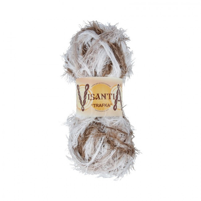 Пряжа VISANTIA "TRAFKA" меланжевая 100% полиэстер . х 100 г 150 м ± 3 м №8550 белый/серый "TRAFKA" меланжевая Пряжа VISANTIA "TRAFKA" меланжевая 100% полиэстер . х 100 г 150 м ± 3 м №8550 белый/серый "TRAFKA" меланжевая