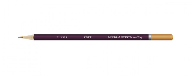 Карандаш цветной художественный заточенный 232 охра, Gallery VISTA-ARTISTA/VGCP 232 (6)