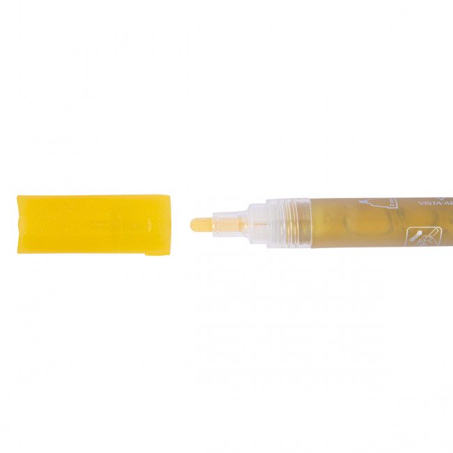 Маркер акриловый 2мм, перо круглое, под золото, 10шт, VISTA-ARTISTA/AMV-01 G01 (10) Маркер акриловый 2мм, перо круглое, под золото, 10шт, VISTA-ARTISTA/AMV-01 G01 (10)