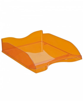 Лоток горизонтальный ЛЮКС тонированный оранжевый МАНГО (8)