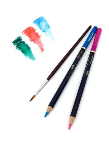 Карандаши 72 цв. Nyoni CD-406/NY-10 акварельные, деревянные, заточенные, в металлической коробке, кисть синтетика в комплекте N2872 (1/3/24) Карандаши 72 цв. Nyoni CD-406/NY-10 акварельные, деревянные, заточенные, в металлической коробке, кисть синтетика в комплекте N2872 (1/3/24)