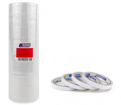 Клейкая лента (СКОТЧ) 10мм*10м двусторонний, Asmar (30)