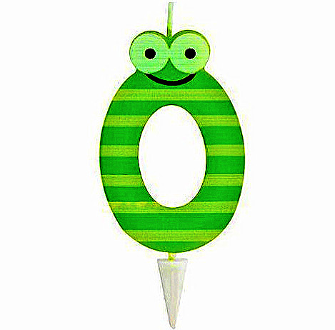 Свеча Детская Цифра 0