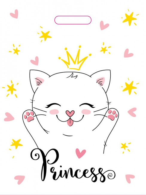 Пакет полиэтиленовый "Кошечка в короне" 36.5х48 см., MILAND/ПО-0101 Пакет полиэтиленовый "Кошечка в короне" 36.5х48 см., MILAND/ПО-0101