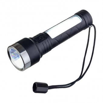 Фонарь светодиодный ручной "West", цвет корпуса черный, Perfeo/PF_C3678