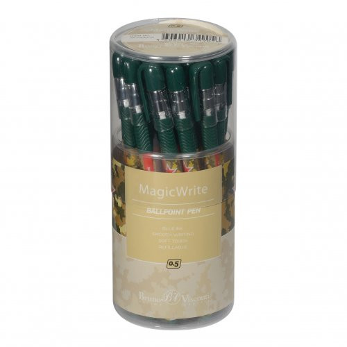 Ручка шариковая 0,5мм синяя "MagicWrite. Милитари. Оружие", BV/20-0240/14 (24)