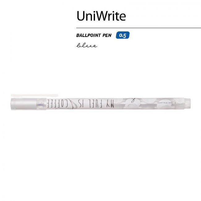 Ручка гелевая 0.5мм синяя "UniWrite. Coffee break", BV/20-0305/06 (24) Ручка гелевая 0.5мм синяя "UniWrite. Coffee break", BV/20-0305/06 (24)