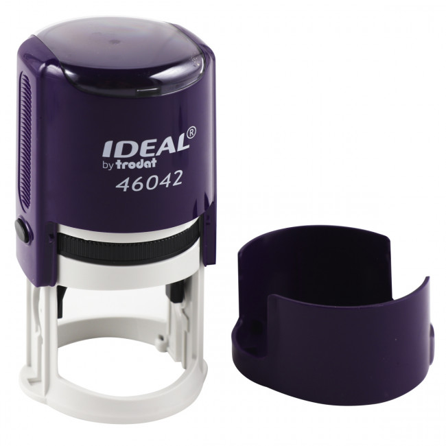 Оснастка d-42мм для печатей, синий, корпус фиолетовый, 125312, IDEAL Trodat/46042 Оснастка d-42мм для печатей, синий, корпус фиолетовый, 125312, IDEAL Trodat/46042