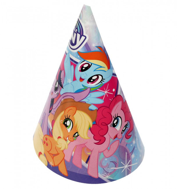 Праздничные колпачки «Мой маленький пони» 6 шт, размер: 20 х 25 х 20 см, Умка Праздничные колпачки «Мой маленький пони» 6 шт, размер: 20 х 25 х 20 см, Умка