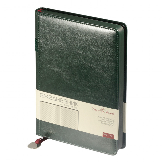 Ежедневник недатированный А5 160л "Polo", зеленый, BV/3-515/08 (20)