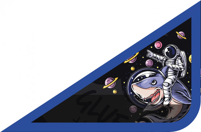 Папка А5 для тетрадей, молния сверху, пластик "Космическое родео 2023", Пчёлка/ПМ-А5-02 (50)