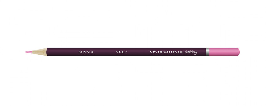 Карандаш цветной художественный заточенный 303 розовый, Gallery VISTA-ARTISTA/VGCP 303 (6)