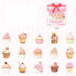 Наклейки 55*55мм декоративные "Пироженки", 30шт, ARTCoco/HGD-HBTD003 Наклейки 55*55мм декоративные "Пироженки", 30шт, ARTCoco/HGD-HBTD003
