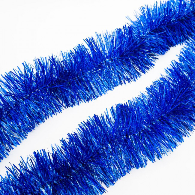 Мишура d 10см 1,8м, синий, Микрос/кд518010син