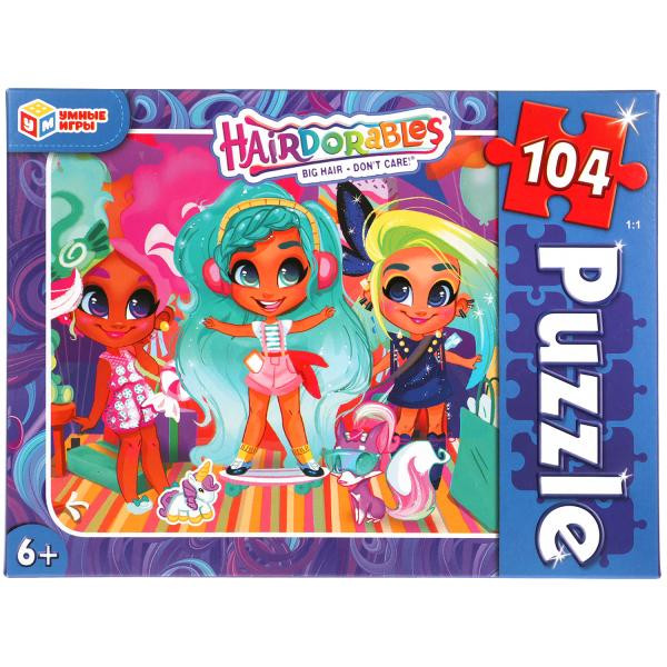 Классические пазлы в коробке «Hairdorables» 104 детали. Умка Классические пазлы в коробке «Hairdorables» 104 детали. Умка