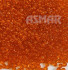 Бисер "ASMAR" размер №8, вес: 450 г, цвет - оранжевый прозрачный