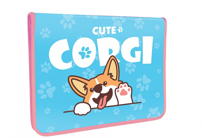 Папка для тетрадей А5 "Милый корги 2023" , Пчёлка/ПМ-А5-04 КОРГИ