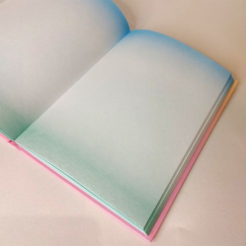 Скетчбук А5 переплёт твёрдый 80л. "Моя принцесса" ламинация матовая, белый блок с градиентом ВG (2/20)