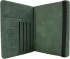 Обложка на паспорт WENZER OFFiCE, РФ Паспорт, на резинке, зелёная, эко кожа