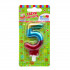 Свеча "Цифра 5. Радужная", 7см, Микрос/Ч04015 (24) Свеча "Цифра 5. Радужная", 7см, Микрос/Ч04015 (24)