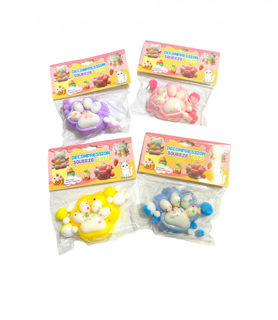 Сквиш-лапка "Decompression SQUEEZE Toys" 7x7 см (16)