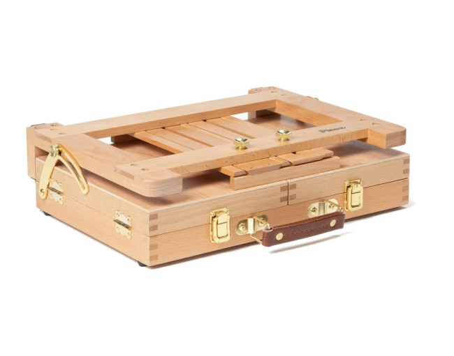 Этюдный ящик FE-L7 для пастели с креплением на фотоштатив, бук