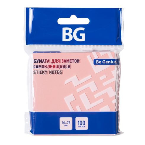 Бумага для заметок, 7,6*7,6 см, 100 л., самоклеящаяся, розовая НЕОН, европодвес, 12/384 шт. в упак. Бумага для заметок, 7,6*7,6 см, 100 л., самоклеящаяся, розовая НЕОН, европодвес, 12/384 шт. в упак.