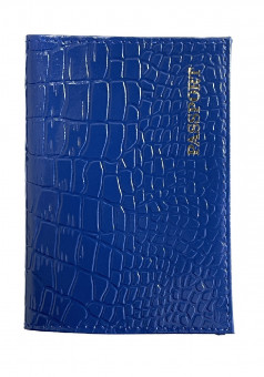 Обложка на паспорт WENZER OFFiCE, Passport из натур.кожи мал Шик крокодил, синий Обложка на паспорт WENZER OFFiCE, Passport из натур.кожи мал Шик крокодил, синий