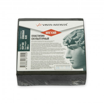 Пластилин скульптурный 0.5кг оливковый мягкий Studio №3, VISTA-ARTISTA/VSSP-500 №3 Пластилин скульптурный 0.5кг оливковый мягкий Studio №3, VISTA-ARTISTA/VSSP-500 №3