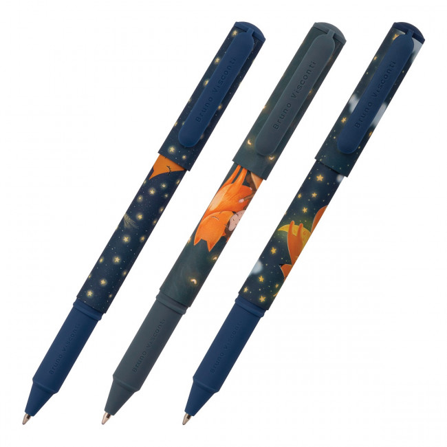 Ручка шариковая 0,7мм синяя "DreamWrite. Лисята", BV/20-0264/01 (24) Ручка шариковая 0,7мм синяя "DreamWrite. Лисята", BV/20-0264/01 (24)