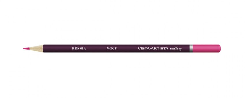 Карандаш цветной художественный заточенный 306 розовый темный, Gallery VISTA-ARTISTA/VGCP 306 (6)