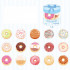 Наклейки 55*55мм декоративные "Пончики", 30шт, ARTCoco/HGD-HBTD005