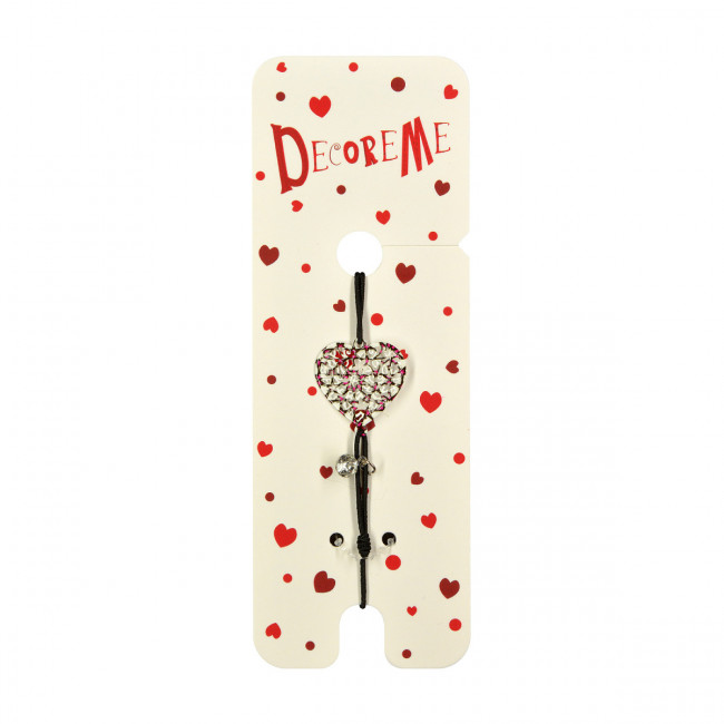 Браслет на резинке, "Сердце", BV/2-710/02 (12)