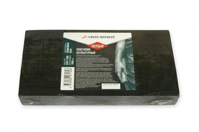 Пластилин скульптурный 1кг оливковый твердый, Studio VISTA-ARTISTA/ VSSP-1000 №4 Пластилин скульптурный 1кг оливковый твердый, Studio VISTA-ARTISTA/ VSSP-1000 №4